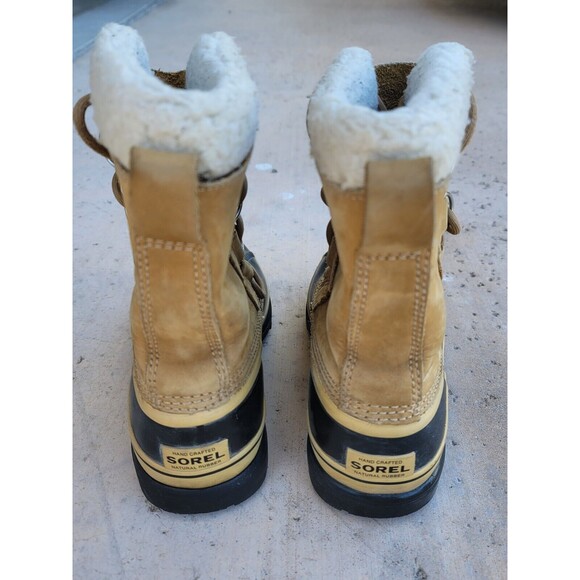 SOREL Womens CARIBOU Waterproof Winter Snow Boot NL1005-280 Size US 6 Fur Lined - Picture 7 of 12